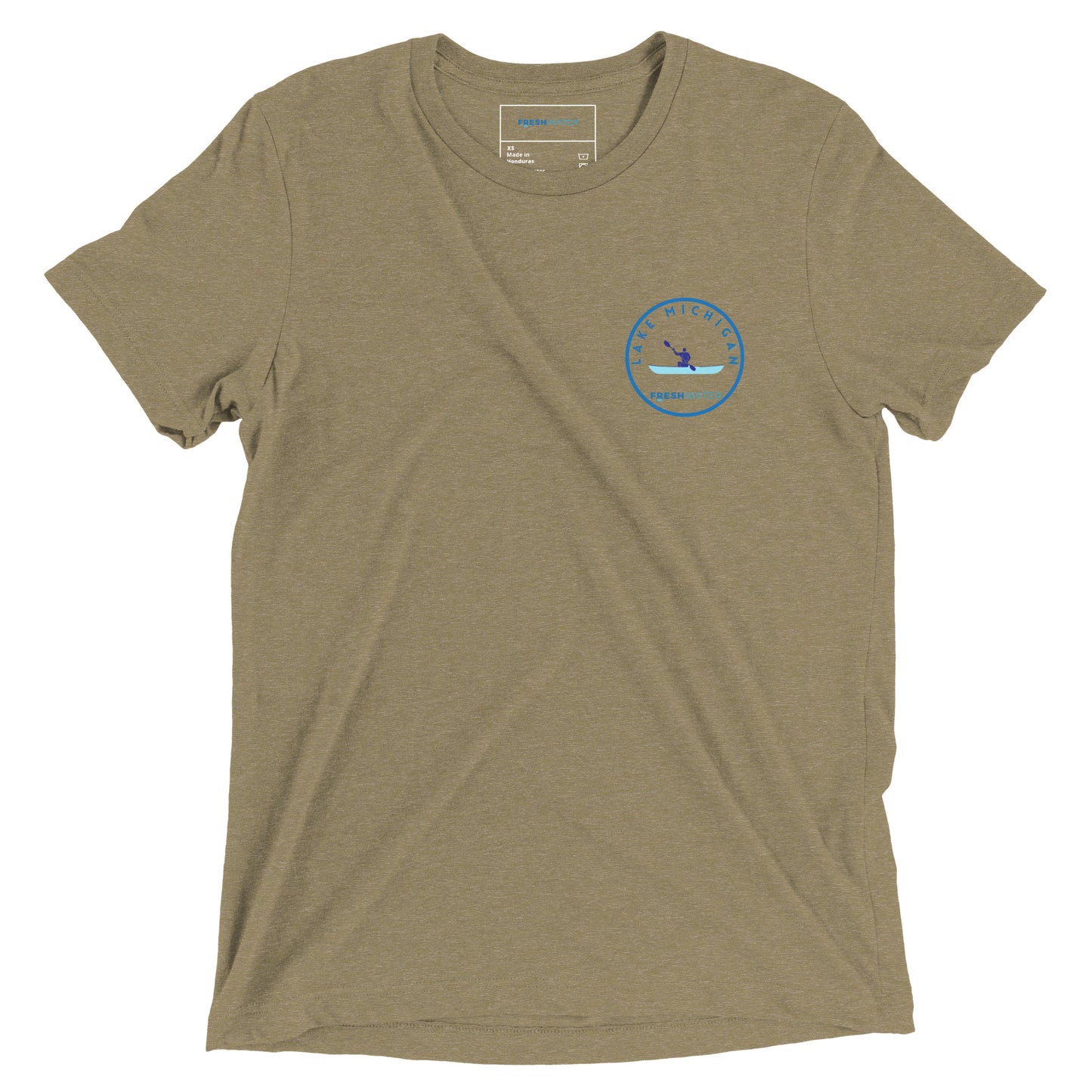 Lake Michigan Freshwater Kayak Short sleeve t-shirt