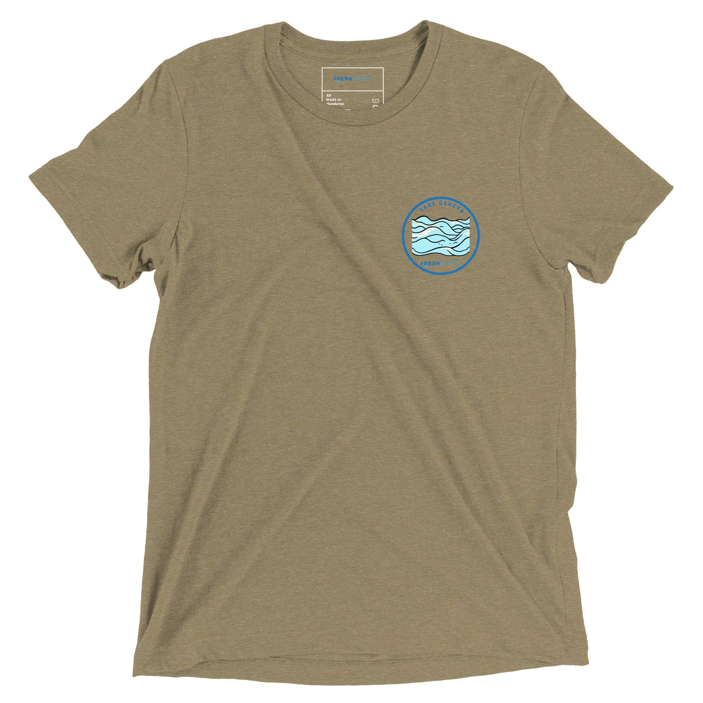 Lake Geneva Wisconsin Freshwater Waves Short sleeve t-shirt