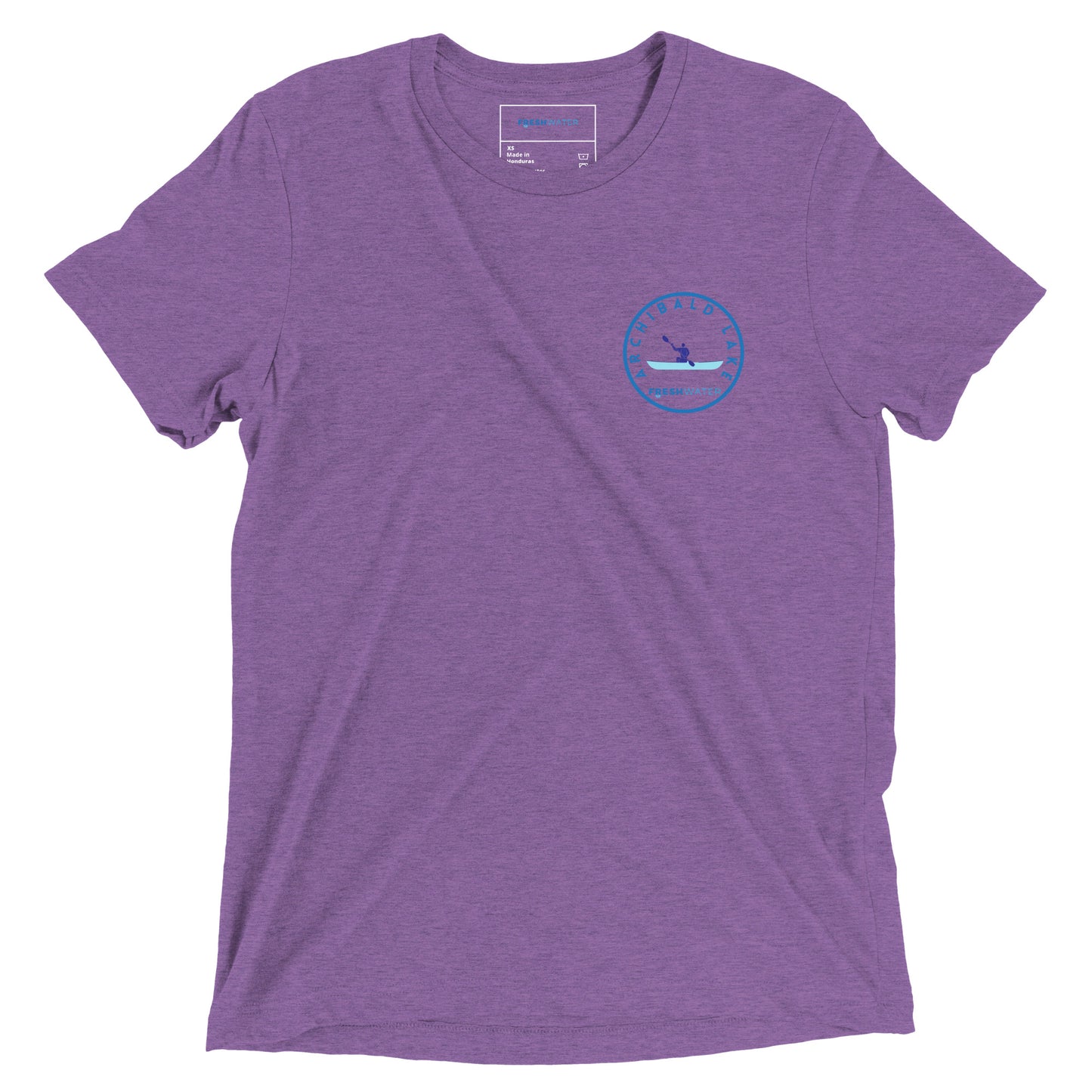 Archibald Lake Wisconsin Freshwater Kayak FB Short sleeve t-shirt