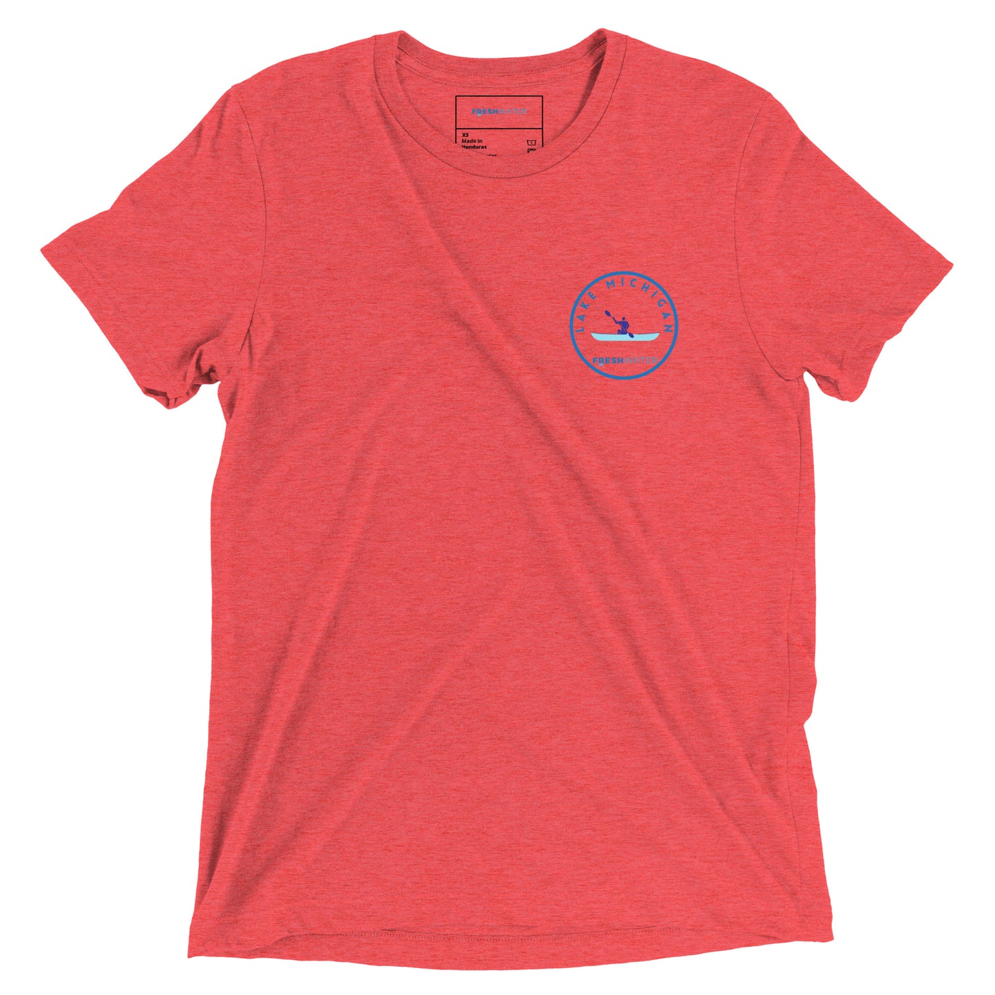 Lake Michigan Freshwater Kayak Short sleeve t-shirt