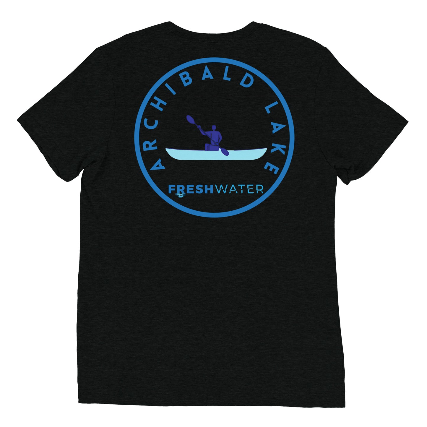 Archibald Lake Wisconsin Freshwater Kayak FB Short sleeve t-shirt
