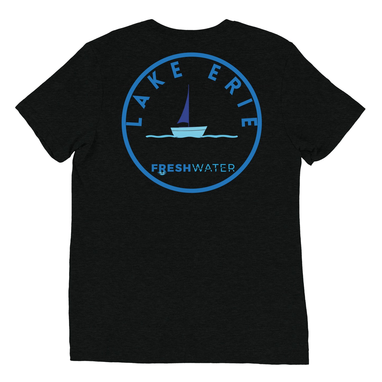 Lake Erie Great Lakes Freshwater Sailing Short sleeve t-shirt