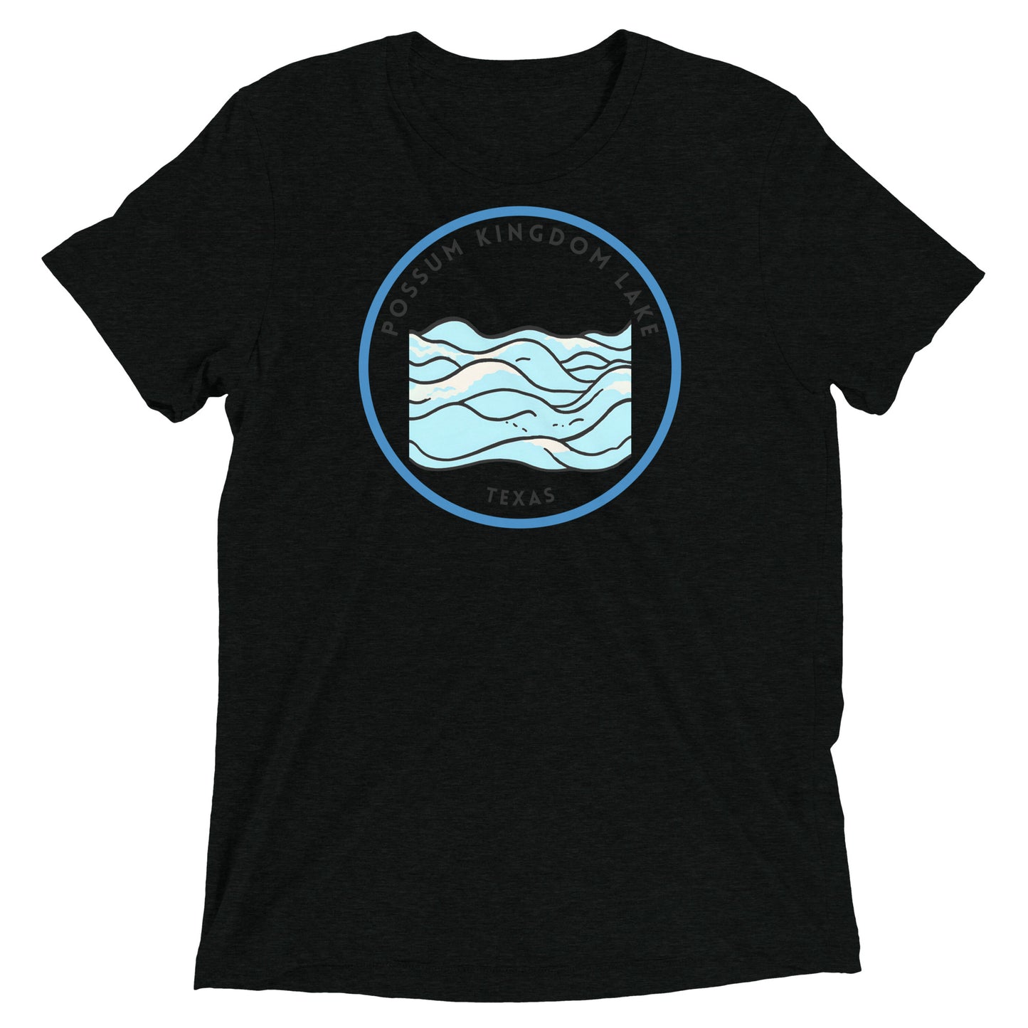 Possum Kingdom Lake Texas Freshwater Waves Short sleeve t-shirt