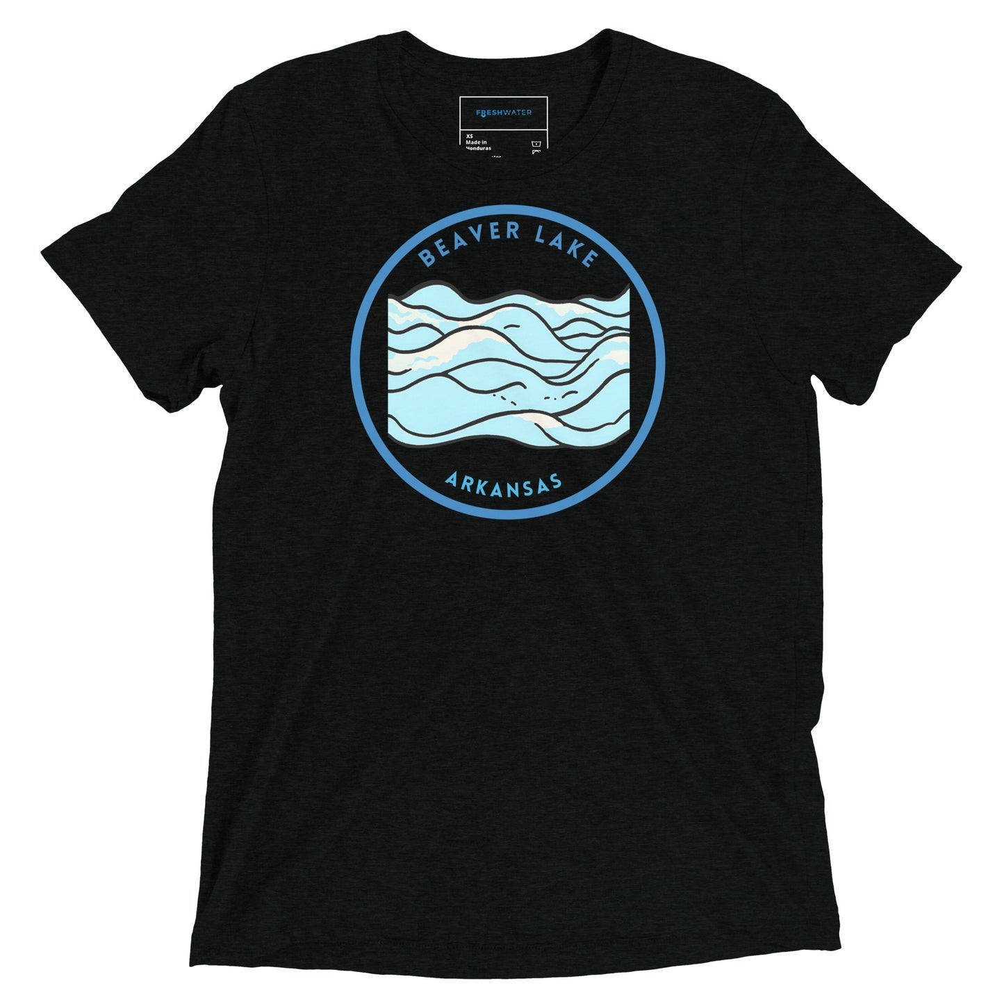Beaver Lake Arkansas Freshwater Waves Short sleeve t-shirt