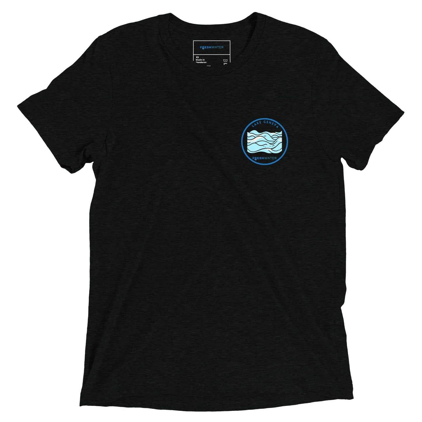 Lake Geneva Wisconsin Freshwater Waves Short sleeve t-shirt