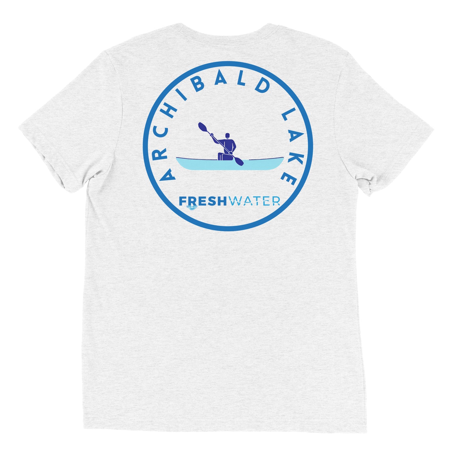 Archibald Lake Wisconsin Freshwater Kayak FB Short sleeve t-shirt