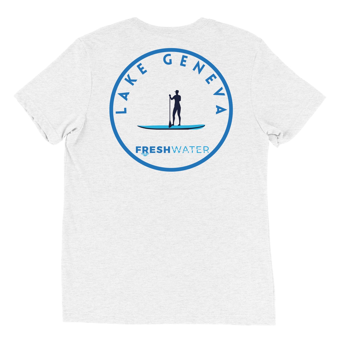 Lake Geneva Wisconsin Freshwater Paddle Short sleeve t-shirt