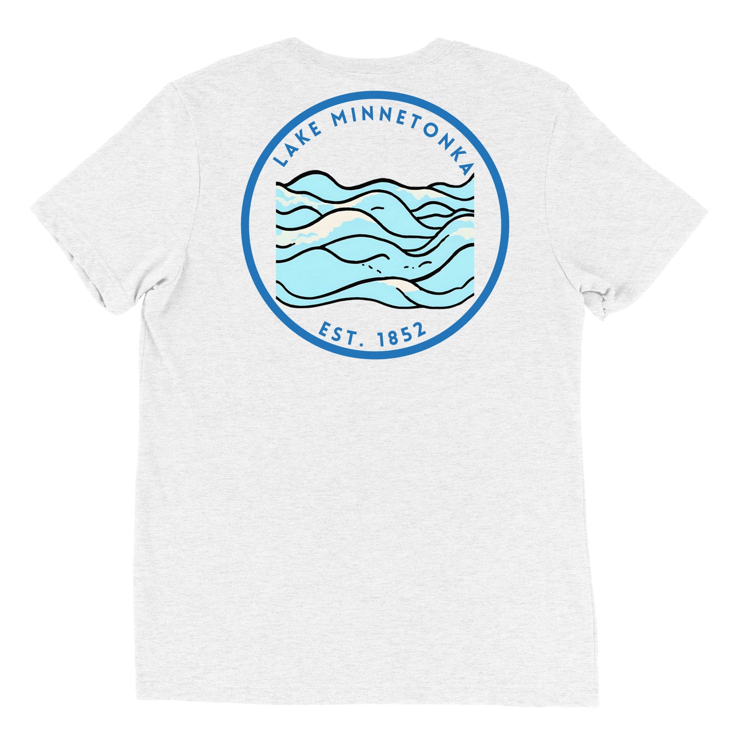 Lake Minnetonka Minnesota Freshwater Waves Short sleeve t-shirt