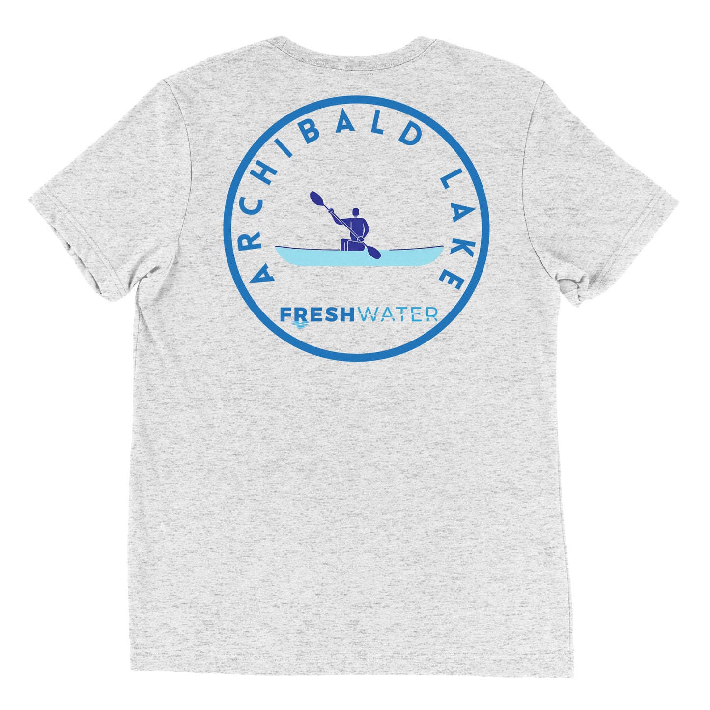 Archibald Lake Wisconsin Freshwater Kayak FB Short sleeve t-shirt