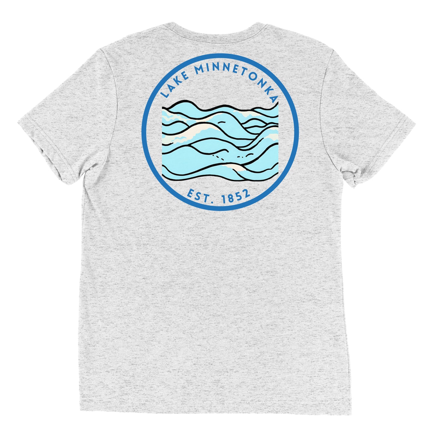 Lake Minnetonka Minnesota Freshwater Waves Short sleeve t-shirt