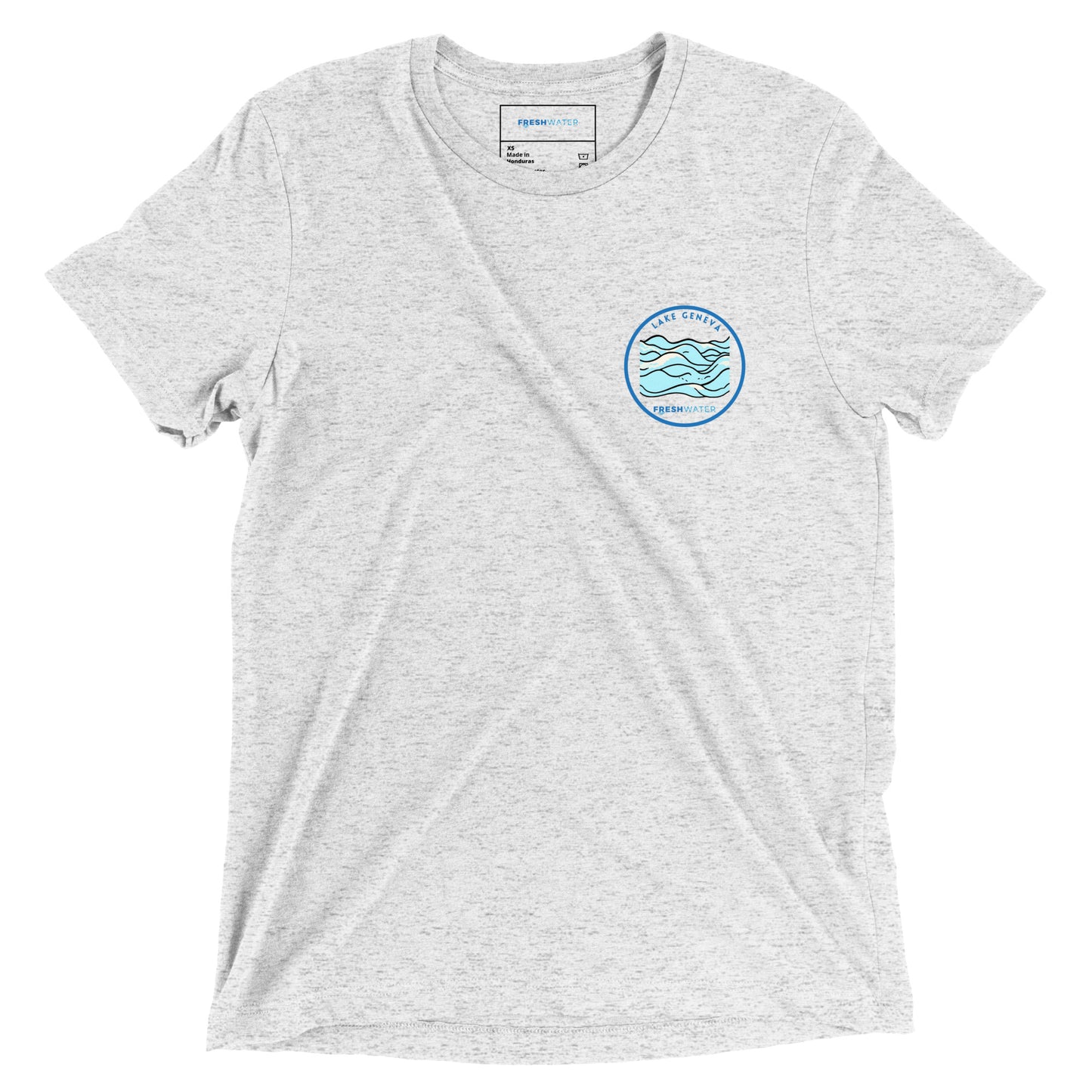 Lake Geneva Wisconsin Freshwater Waves Short sleeve t-shirt