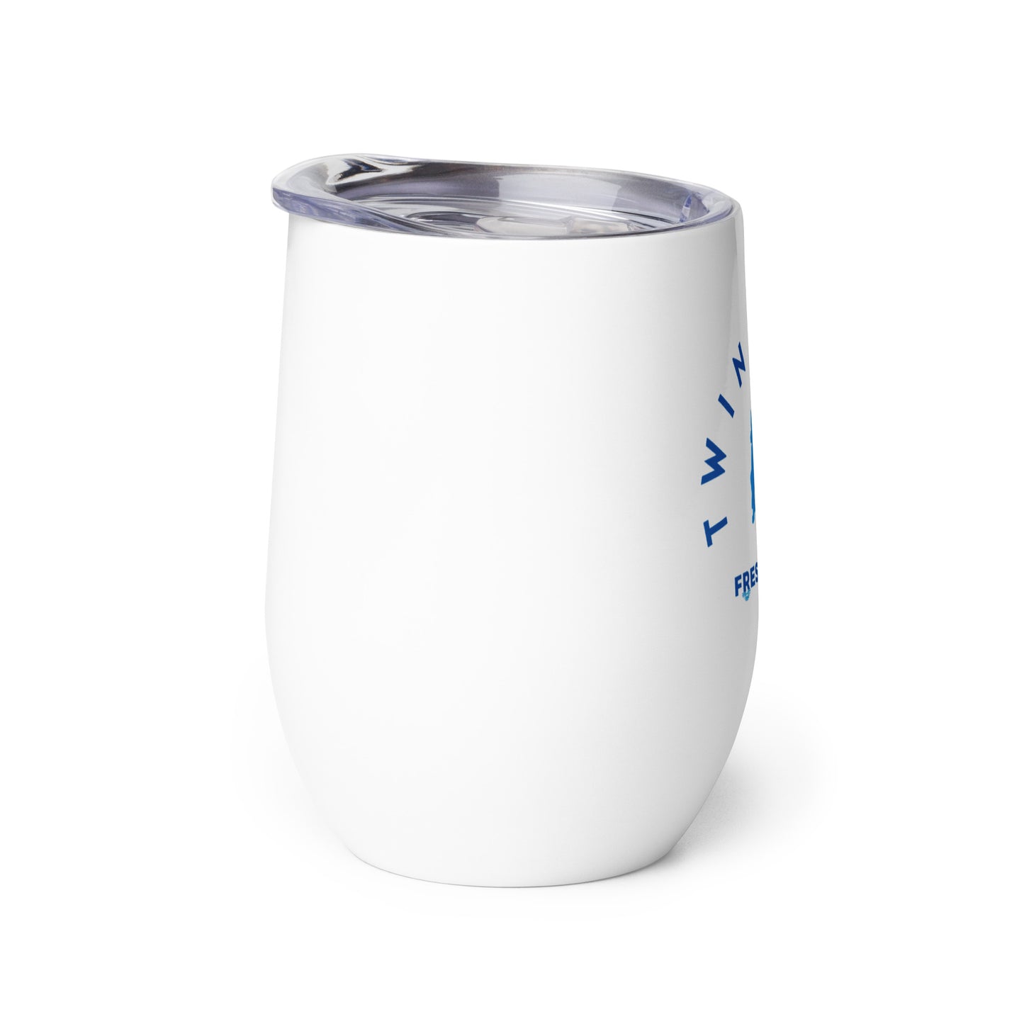 Twin Lakes Wisconsin Freshwater Blue Wine tumbler