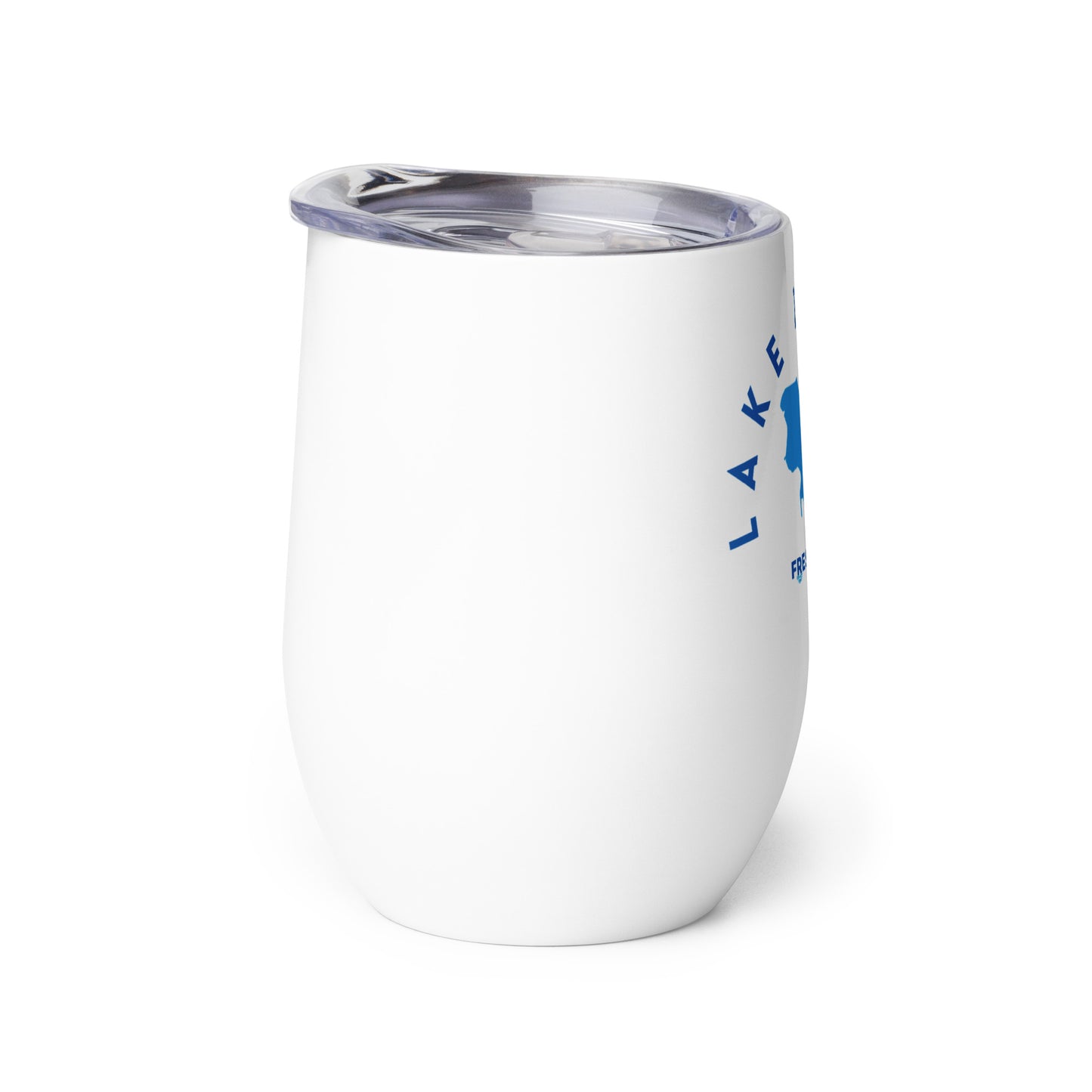 Lake Zurich Freshwater Blue Wine tumbler