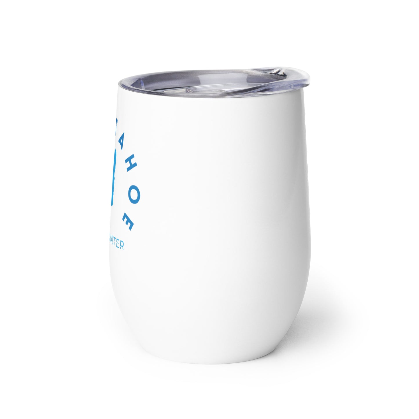 Lake Tahoe Freshwater Blue Wine tumbler