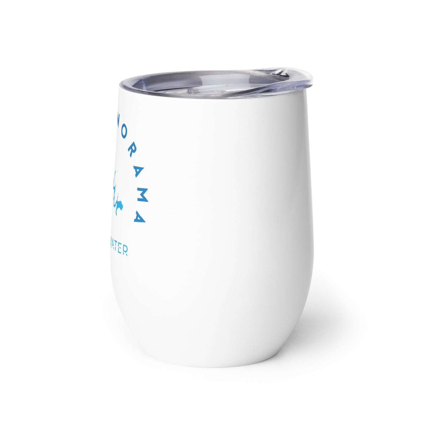 Lake Panorama Freshwater Blue Wine tumbler