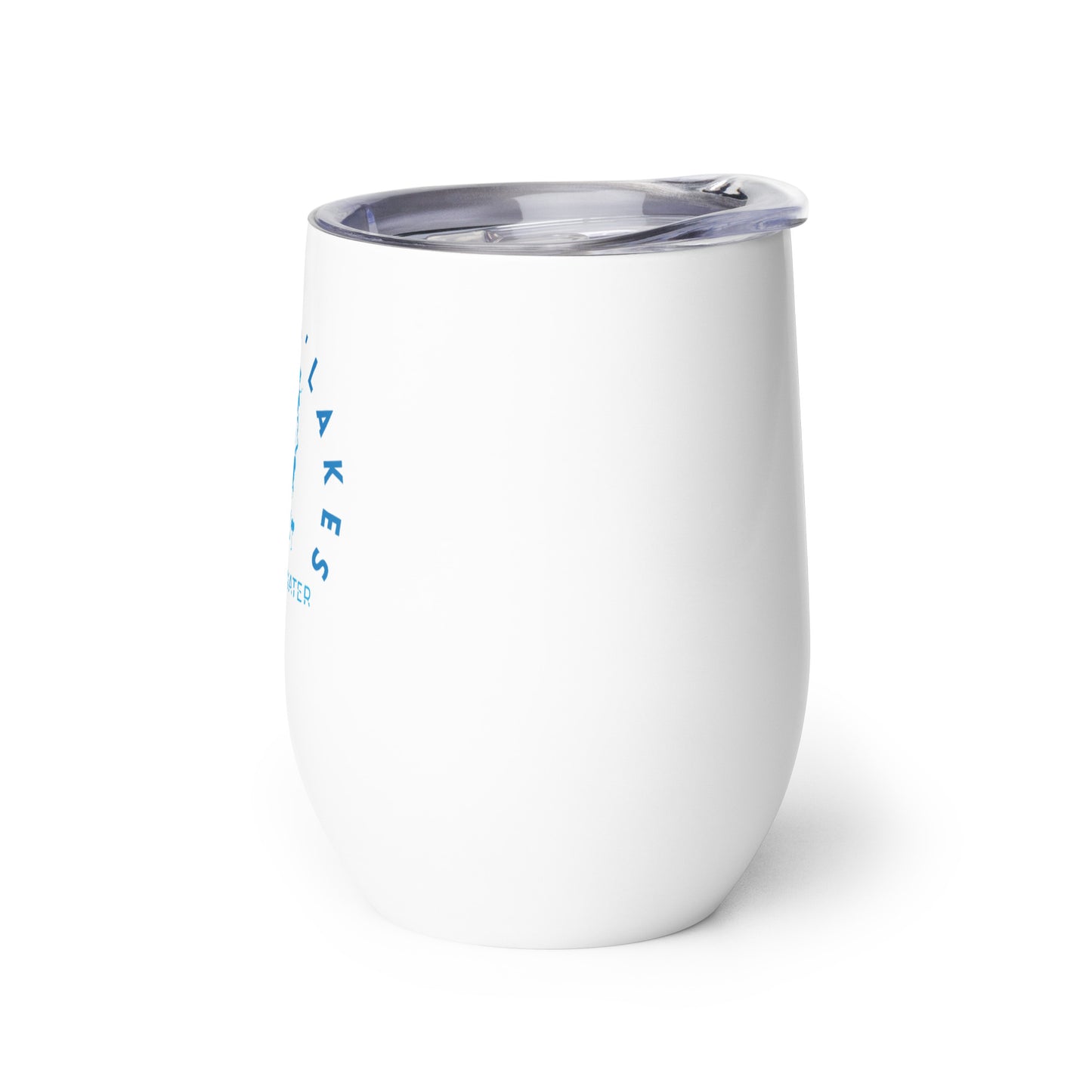 Chain O'Lakes Illinois Freshwater Blue Wine tumbler