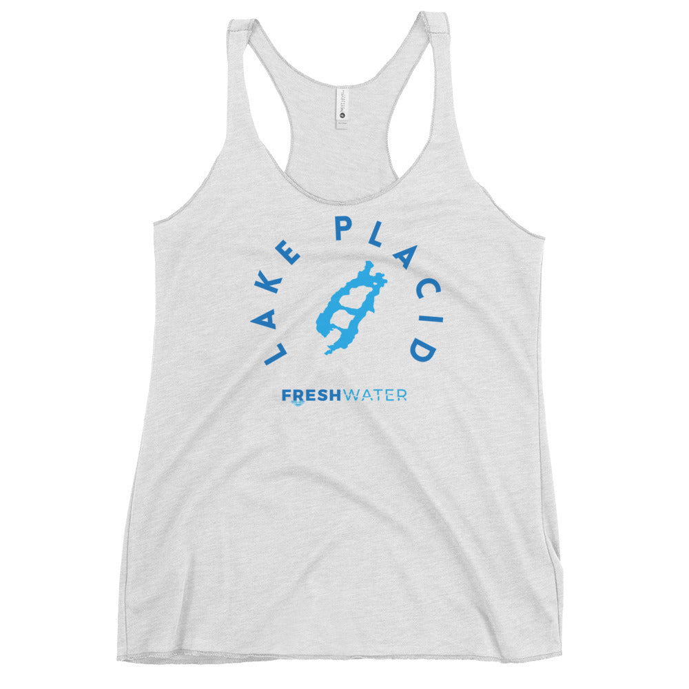 Lake Placid New York Freshwater Women's Racerback Tank