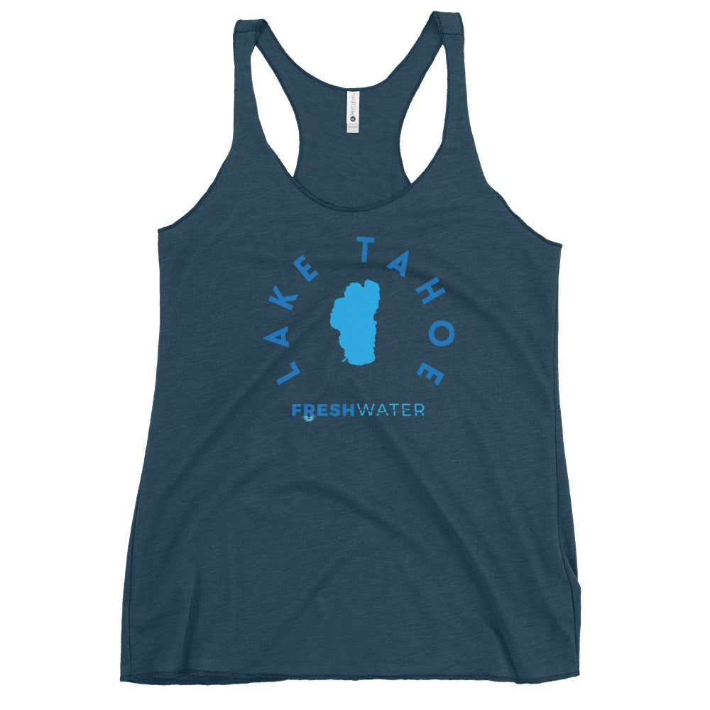 Lake Tahoe Freshwater Blue Women's Racerback Tank