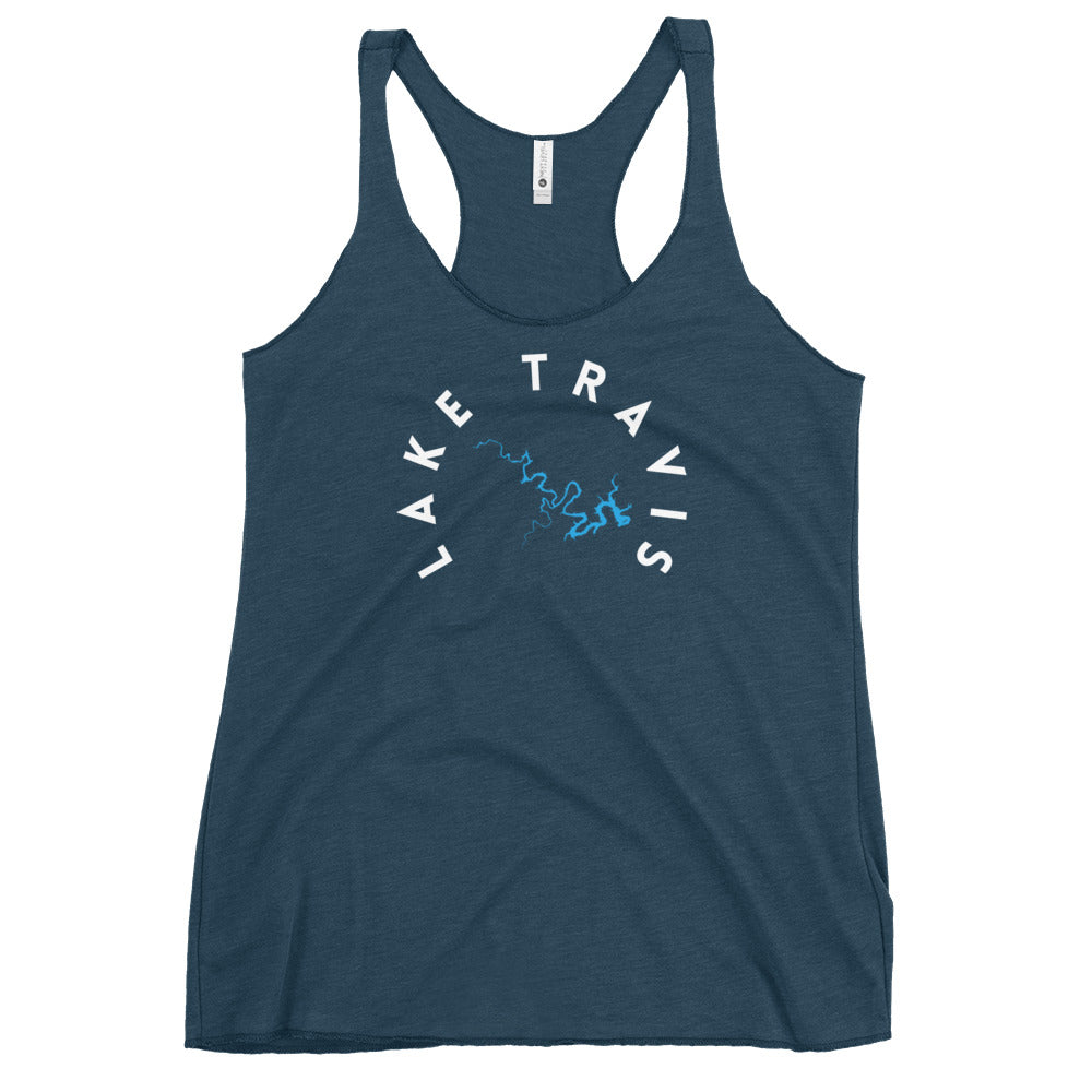 Lake Travis Texas Freshwater WB Women's Racerback Tank