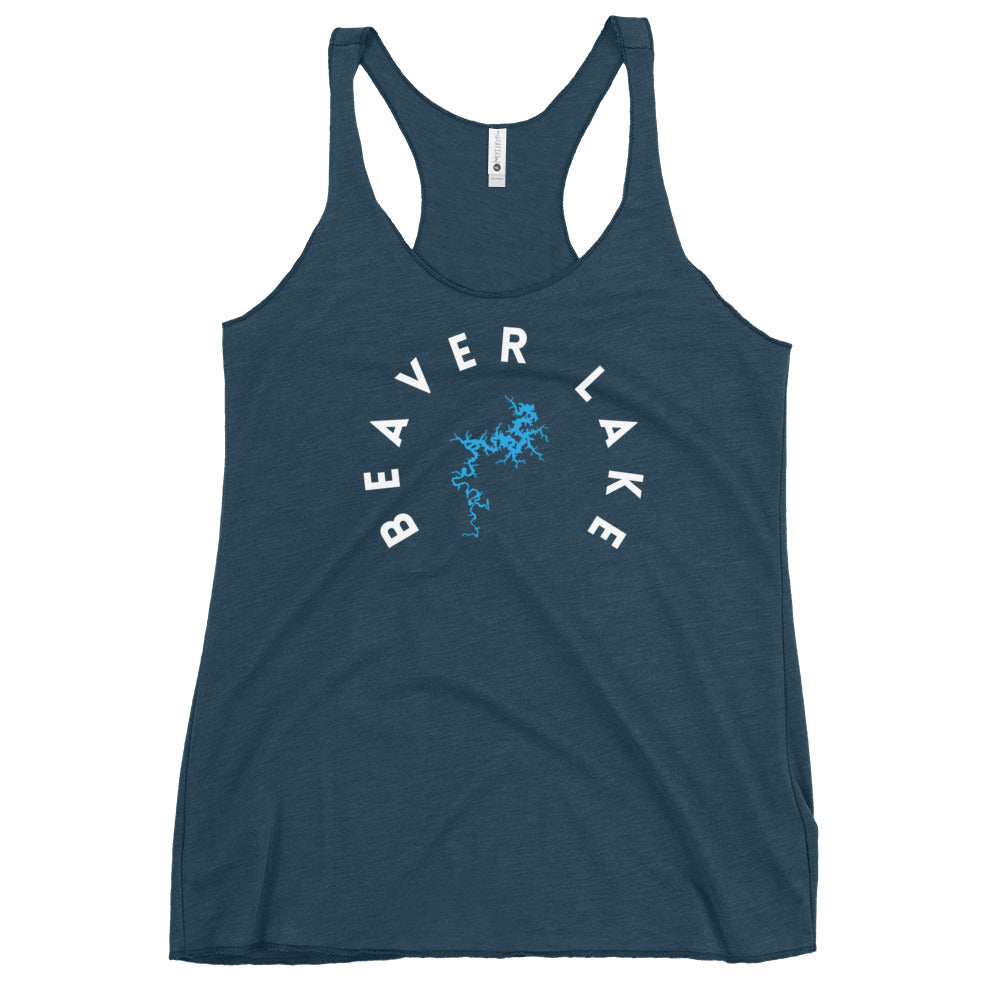 Beaver Lake Arkansas Freshwater WB Women's Racerback Tank