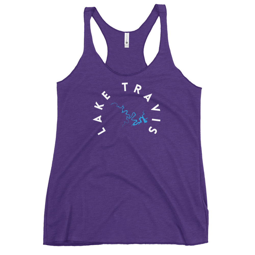 Lake Travis Texas Freshwater WB Women's Racerback Tank
