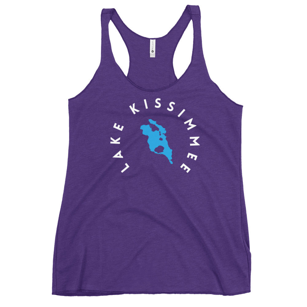 Lake Kissimmee Florida Freshwater WB Women's Racerback Tank
