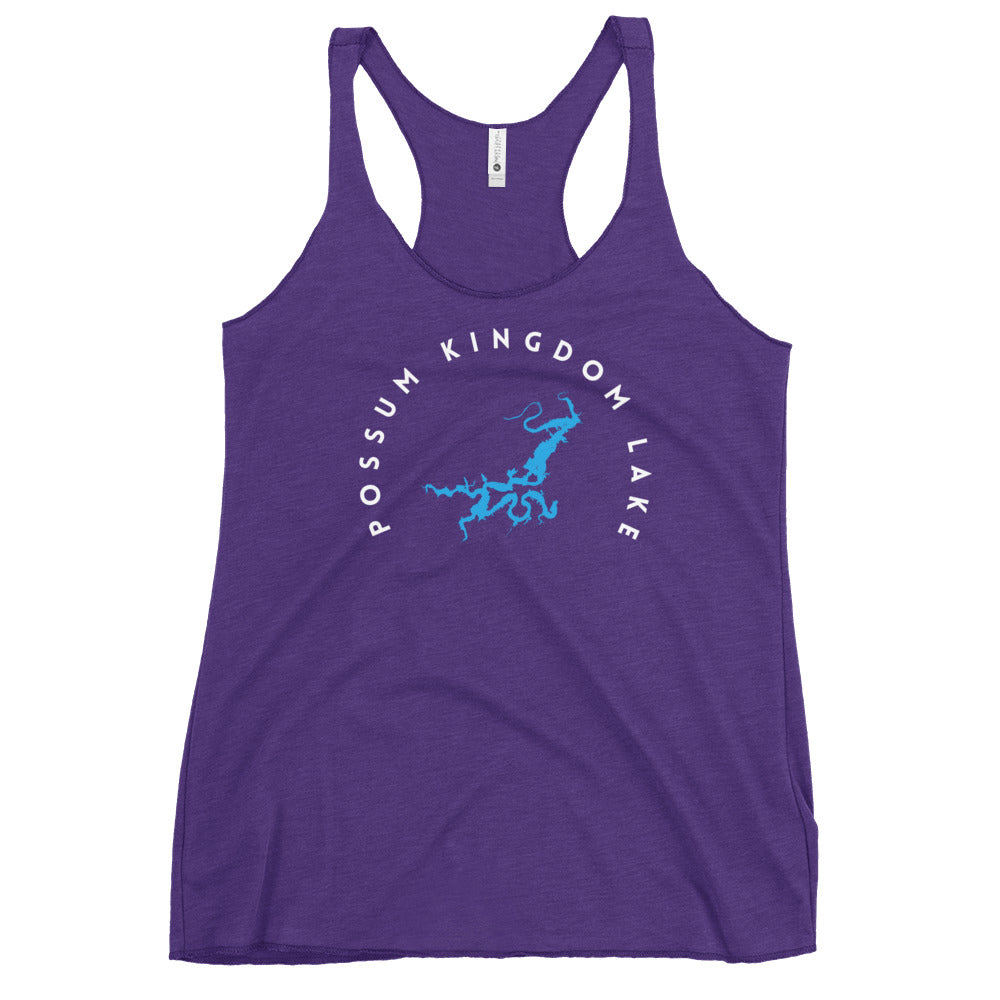 Possum Kingdom Lake Texas Freshwater WB Women's Racerback Tank