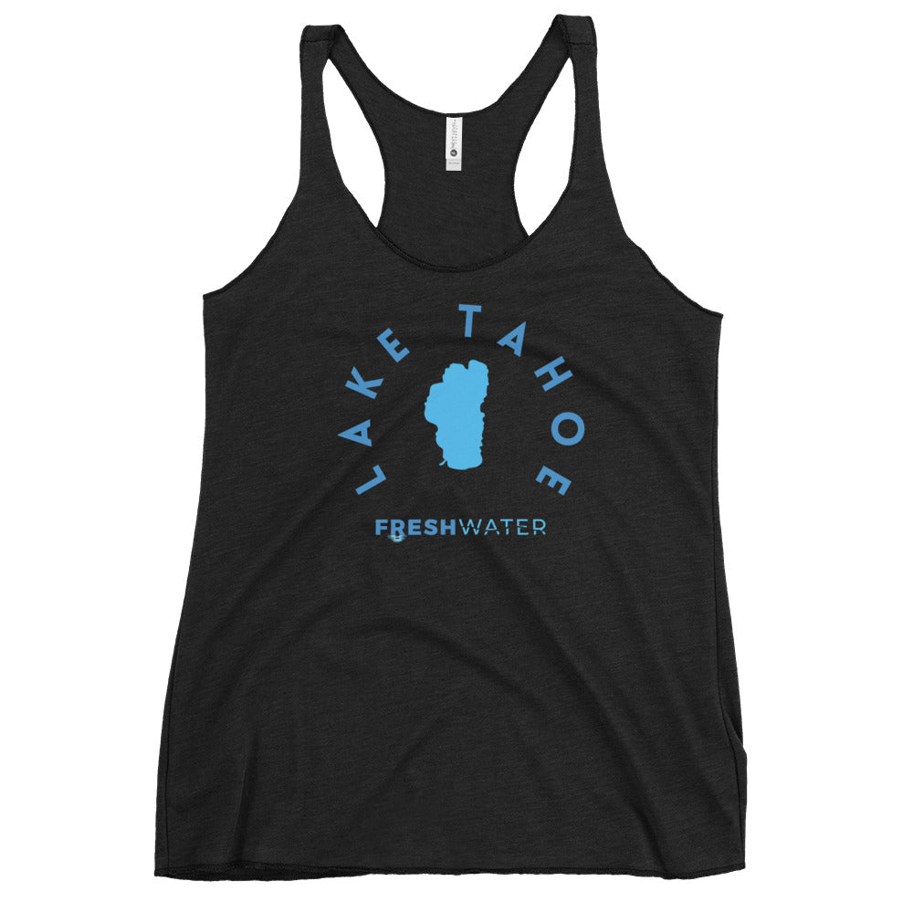 Lake Tahoe Freshwater Blue Women's Racerback Tank