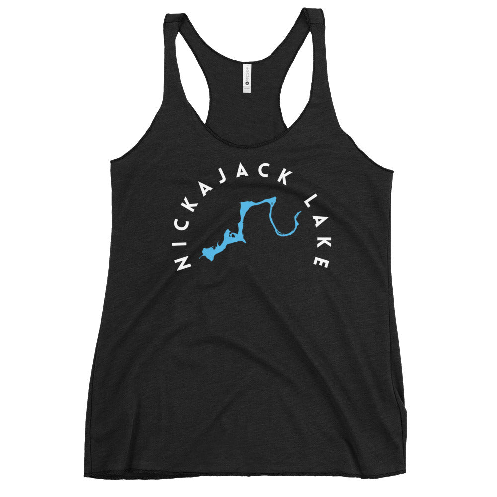 Nickajack Lake Tennessee Freshwater WB Women's Racerback Tank
