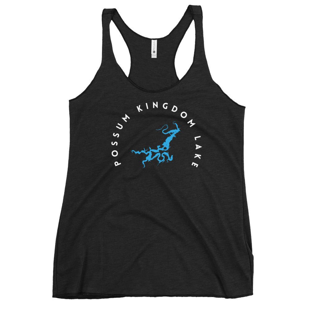 Possum Kingdom Lake Texas Freshwater WB Women's Racerback Tank