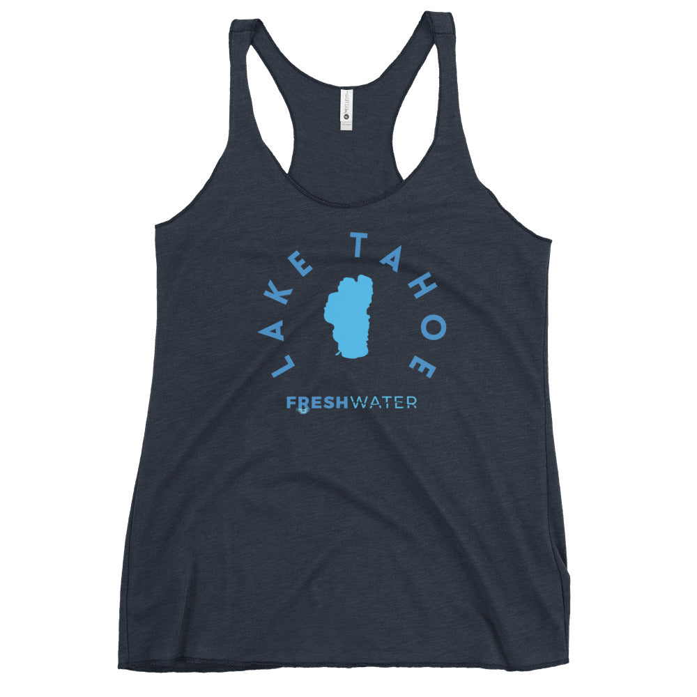 Lake Tahoe Freshwater Blue Women's Racerback Tank
