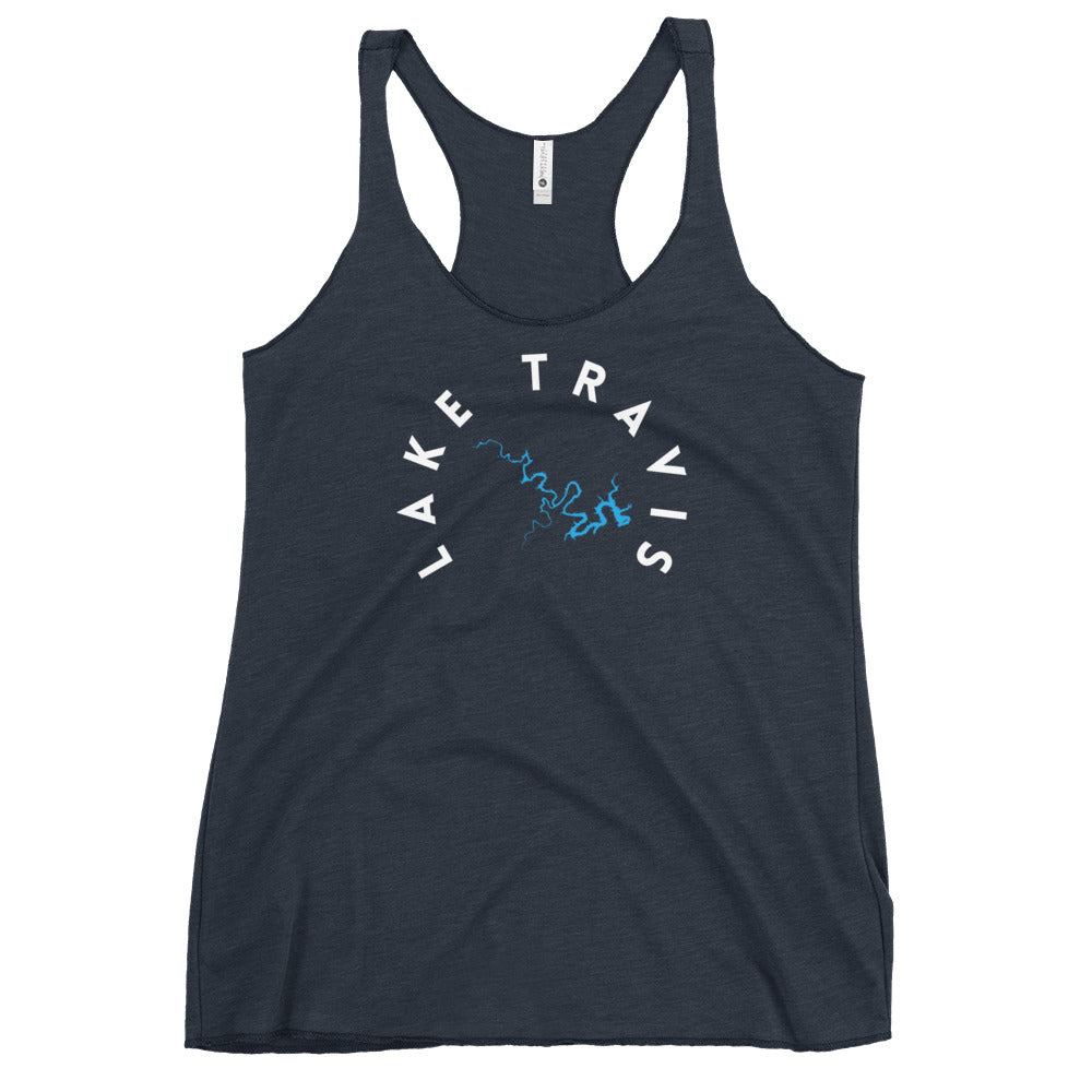 Lake Travis Texas Freshwater WB Women's Racerback Tank