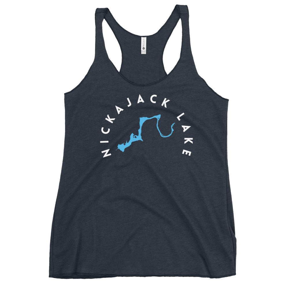 Nickajack Lake Tennessee Freshwater WB Women's Racerback Tank