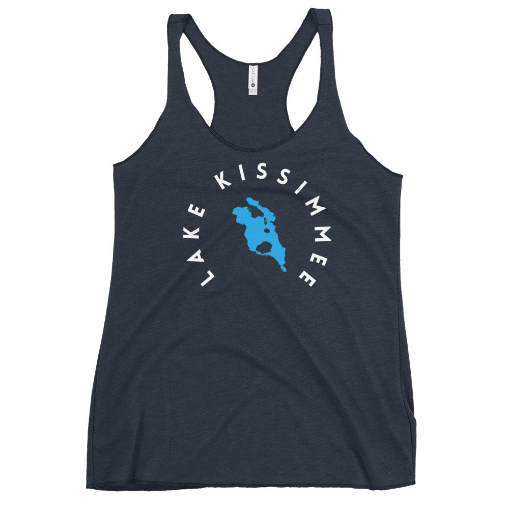 Lake Kissimmee Florida Freshwater WB Women's Racerback Tank