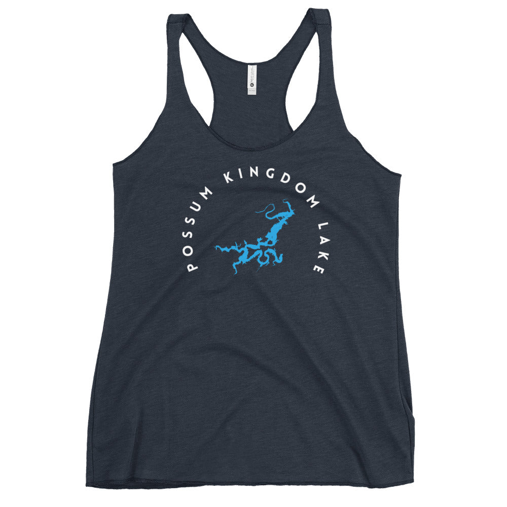 Possum Kingdom Lake Texas Freshwater WB Women's Racerback Tank