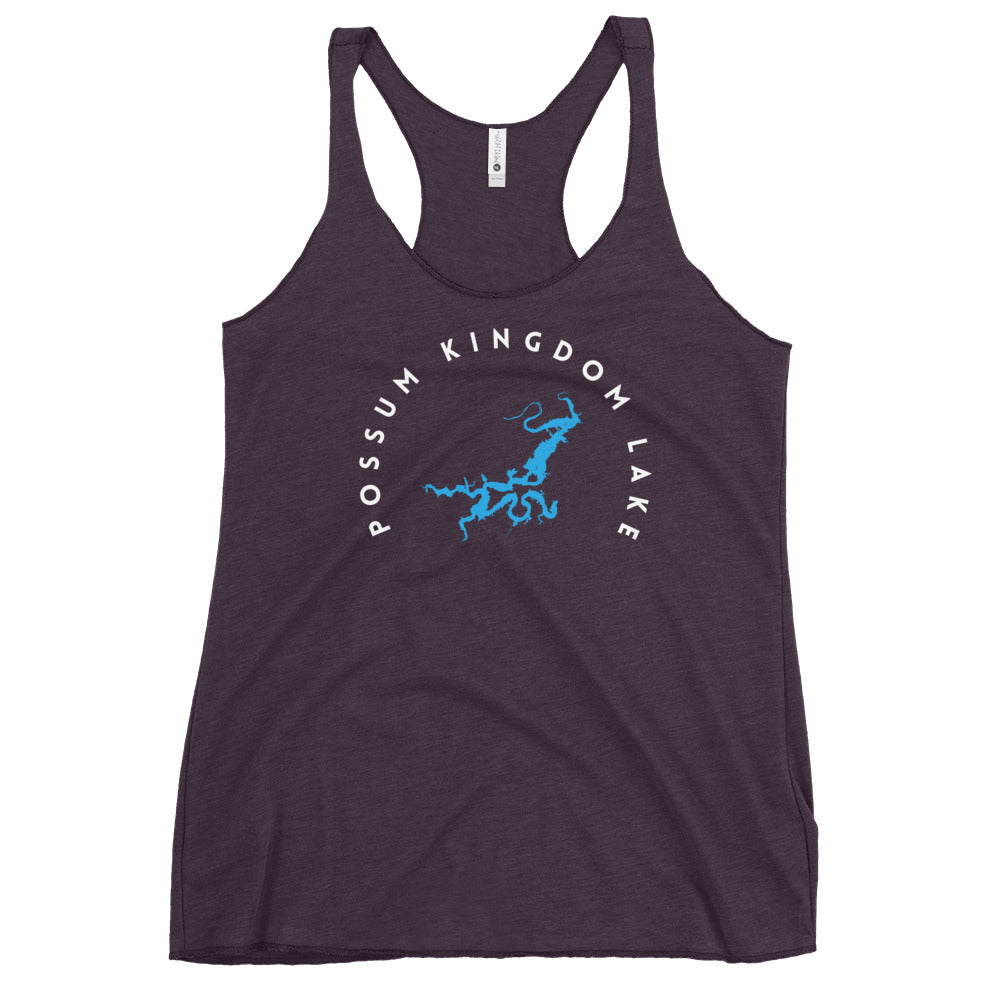 Possum Kingdom Lake Texas Freshwater WB Women's Racerback Tank