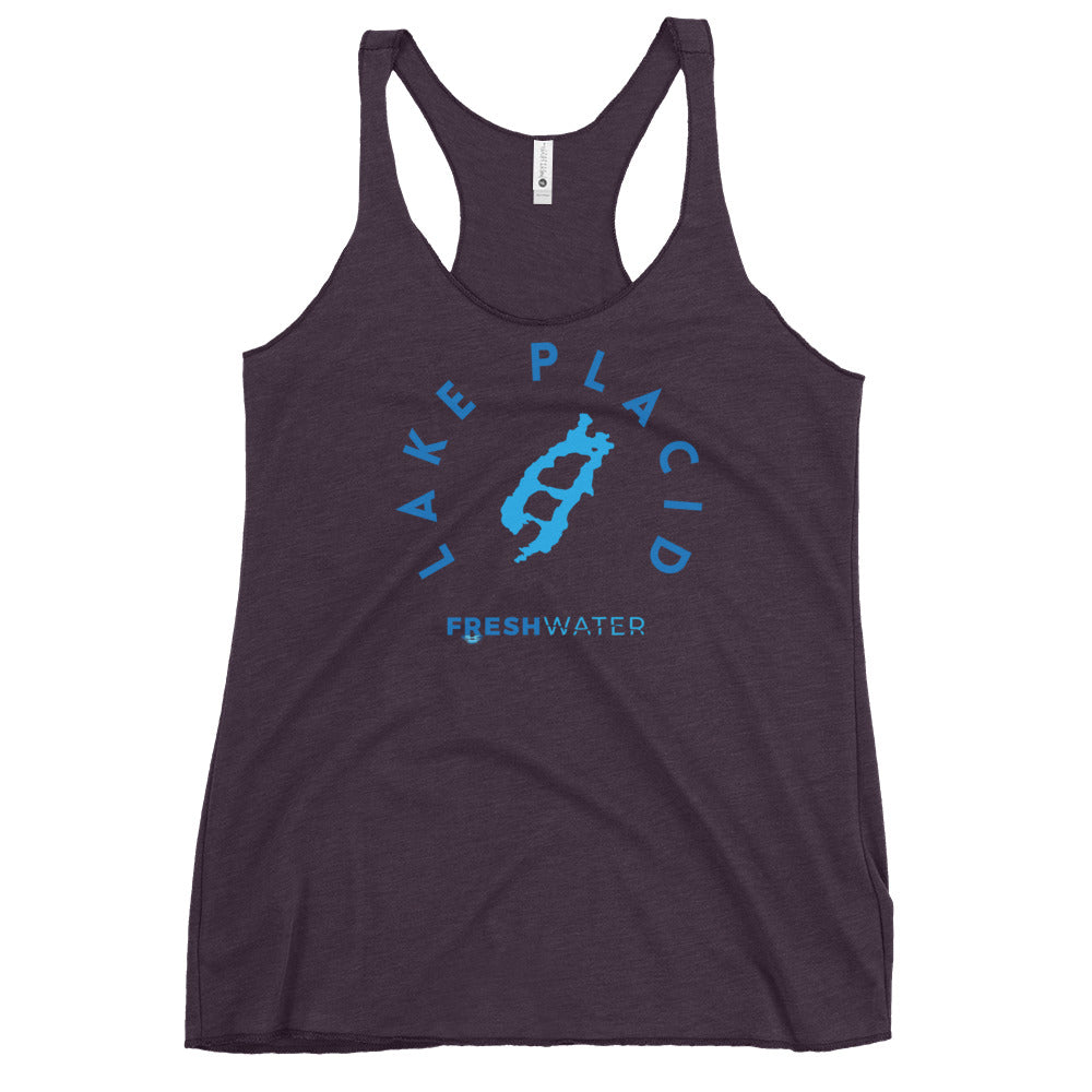 Lake Placid New York Freshwater Women's Racerback Tank