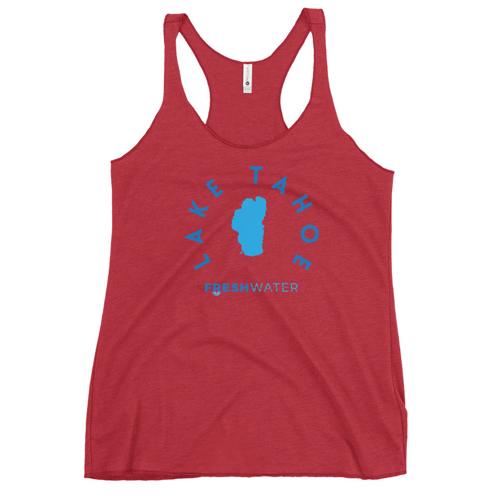 Lake Tahoe Freshwater Blue Women's Racerback Tank