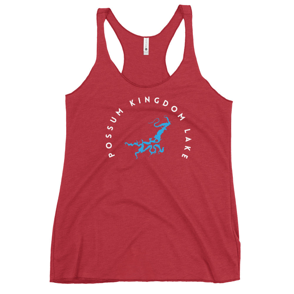 Possum Kingdom Lake Texas Freshwater WB Women's Racerback Tank