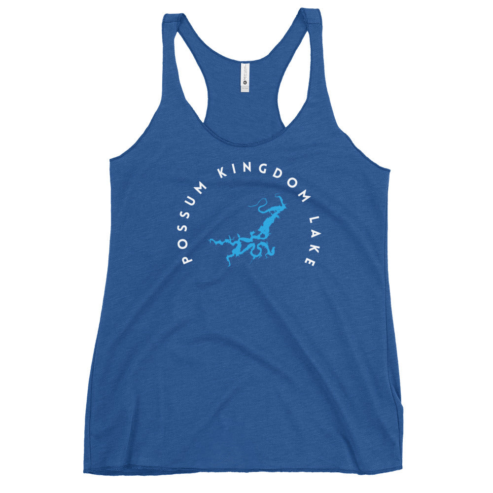 Possum Kingdom Lake Texas Freshwater WB Women's Racerback Tank