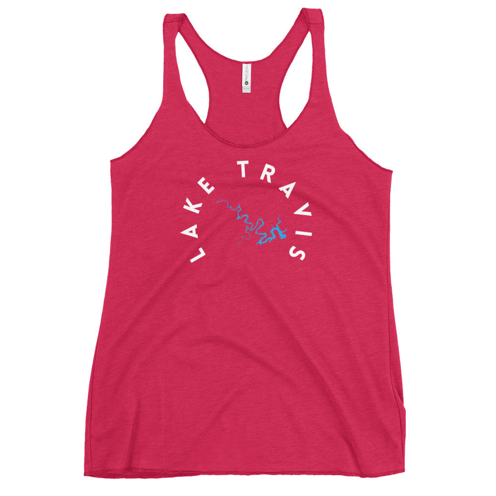 Lake Travis Texas Freshwater WB Women's Racerback Tank
