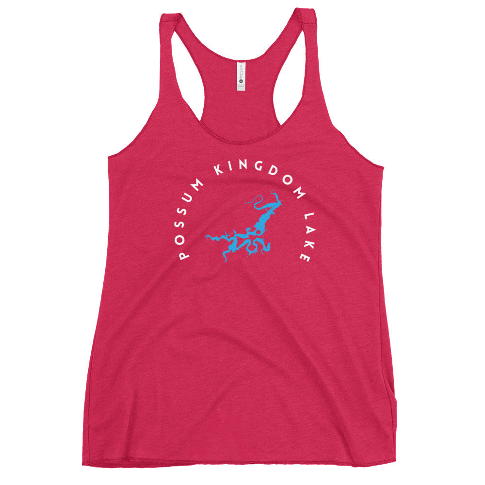 Possum Kingdom Lake Texas Freshwater WB Women's Racerback Tank