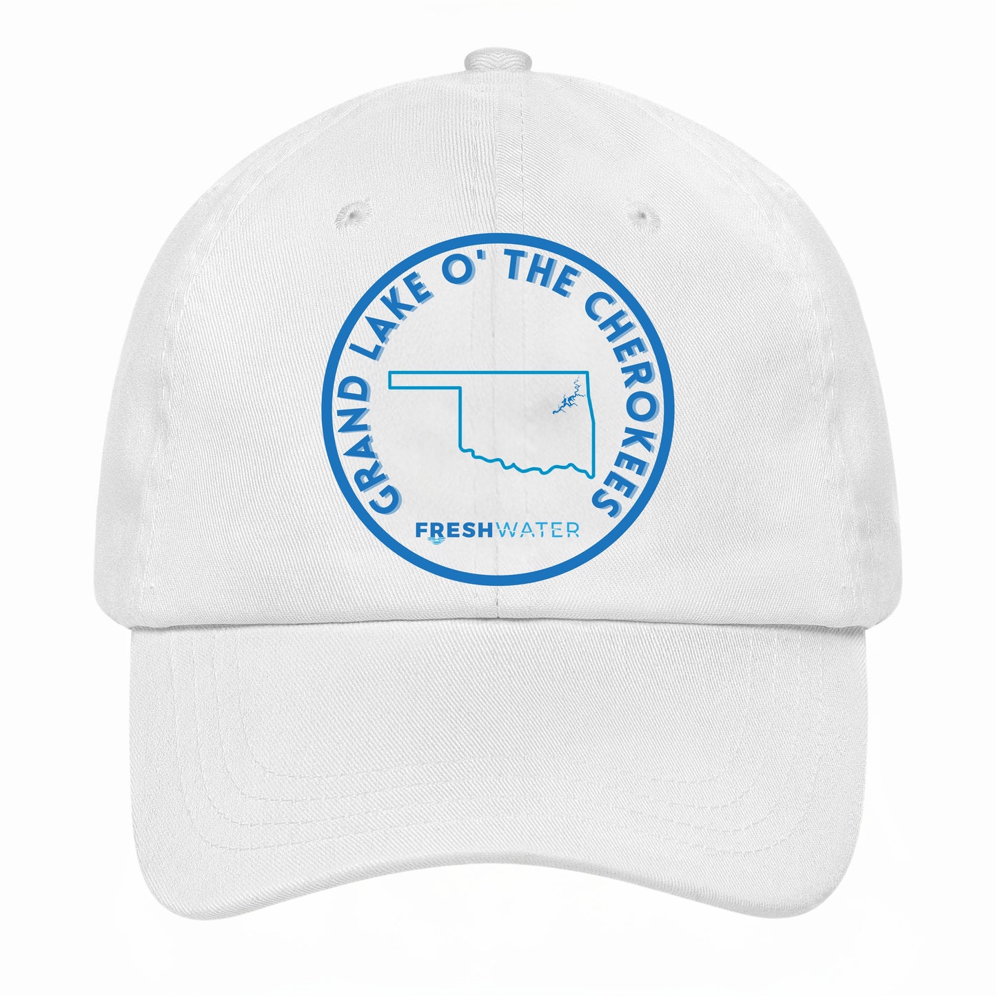 Grand Lake o' the Cherokees premium Dad hat