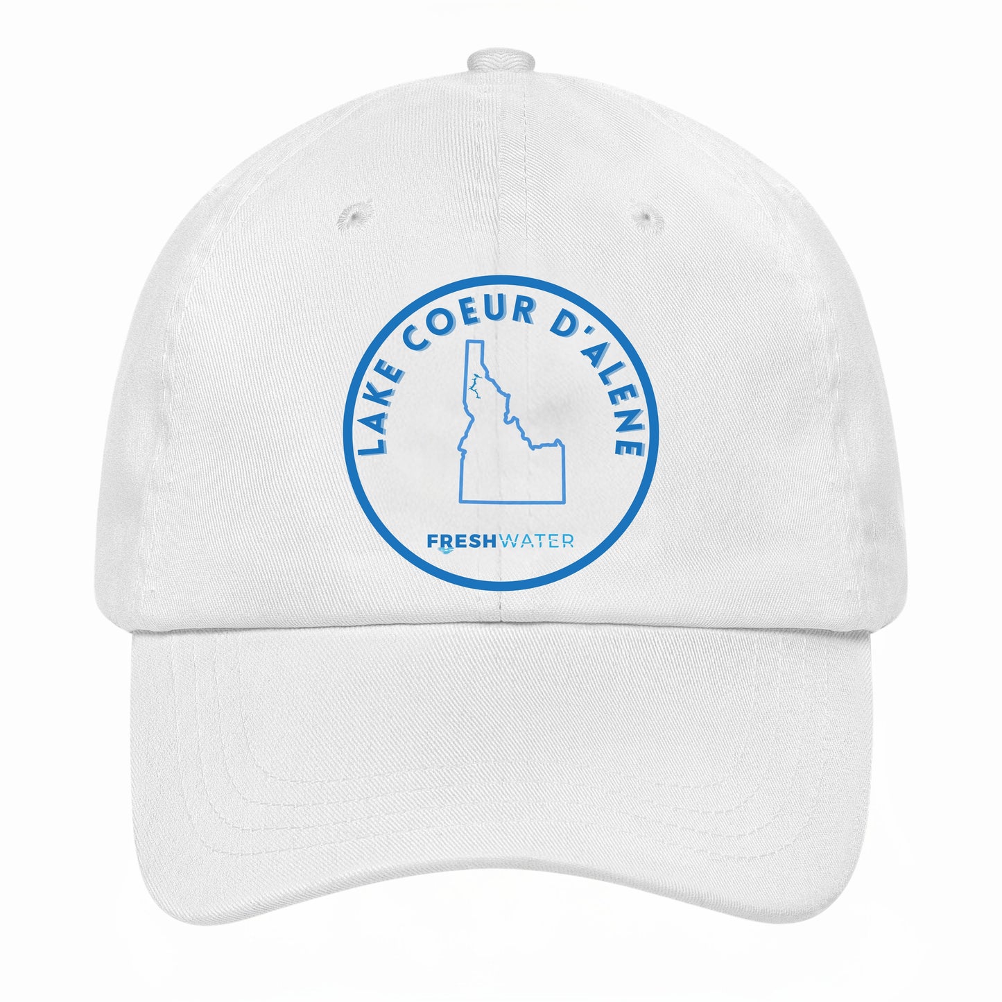 Lake Coeur d'Alene premium Dad hat