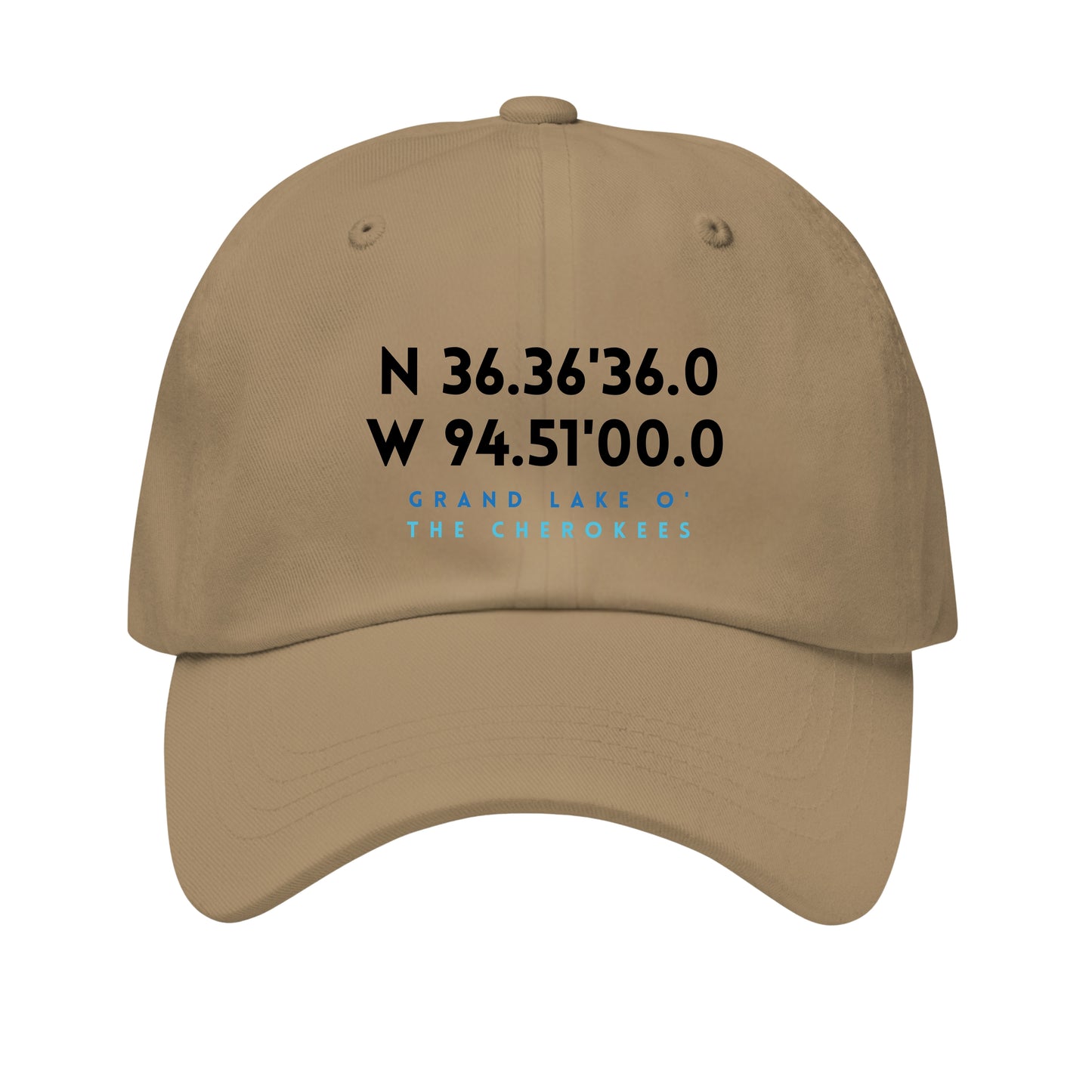Grand Lake o' the Cherokees premium Dad hat