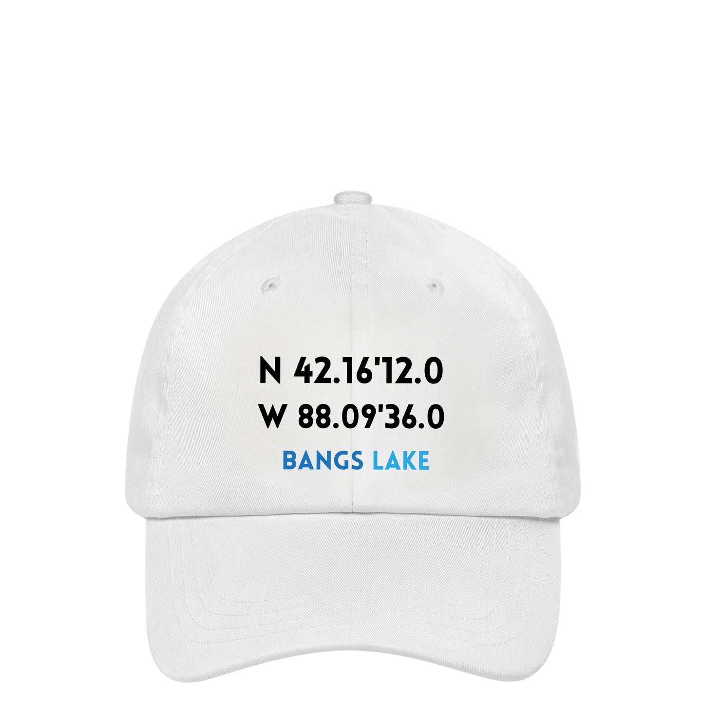 Bangs Lake premium Dad hat