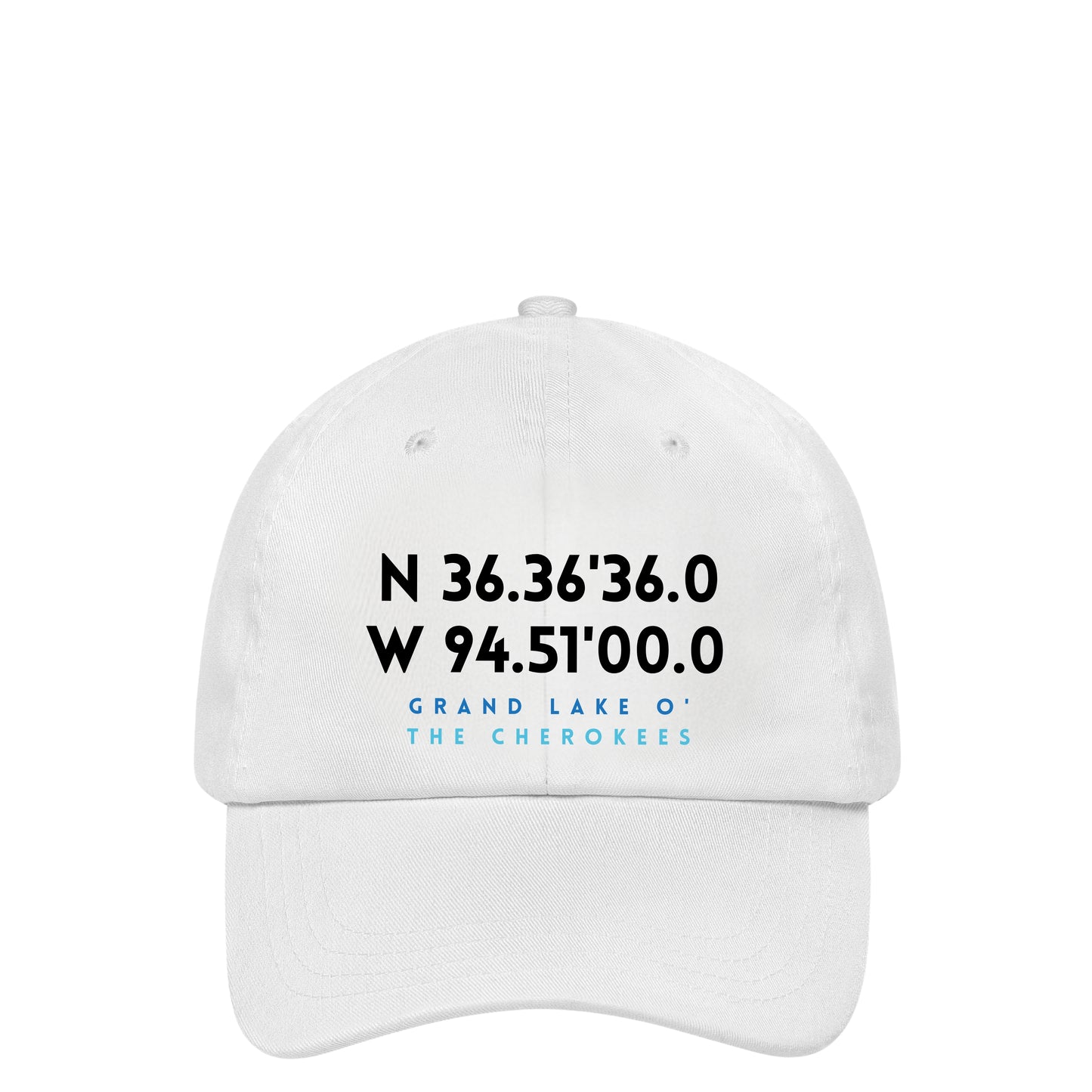 Grand Lake o' the Cherokees premium Dad hat