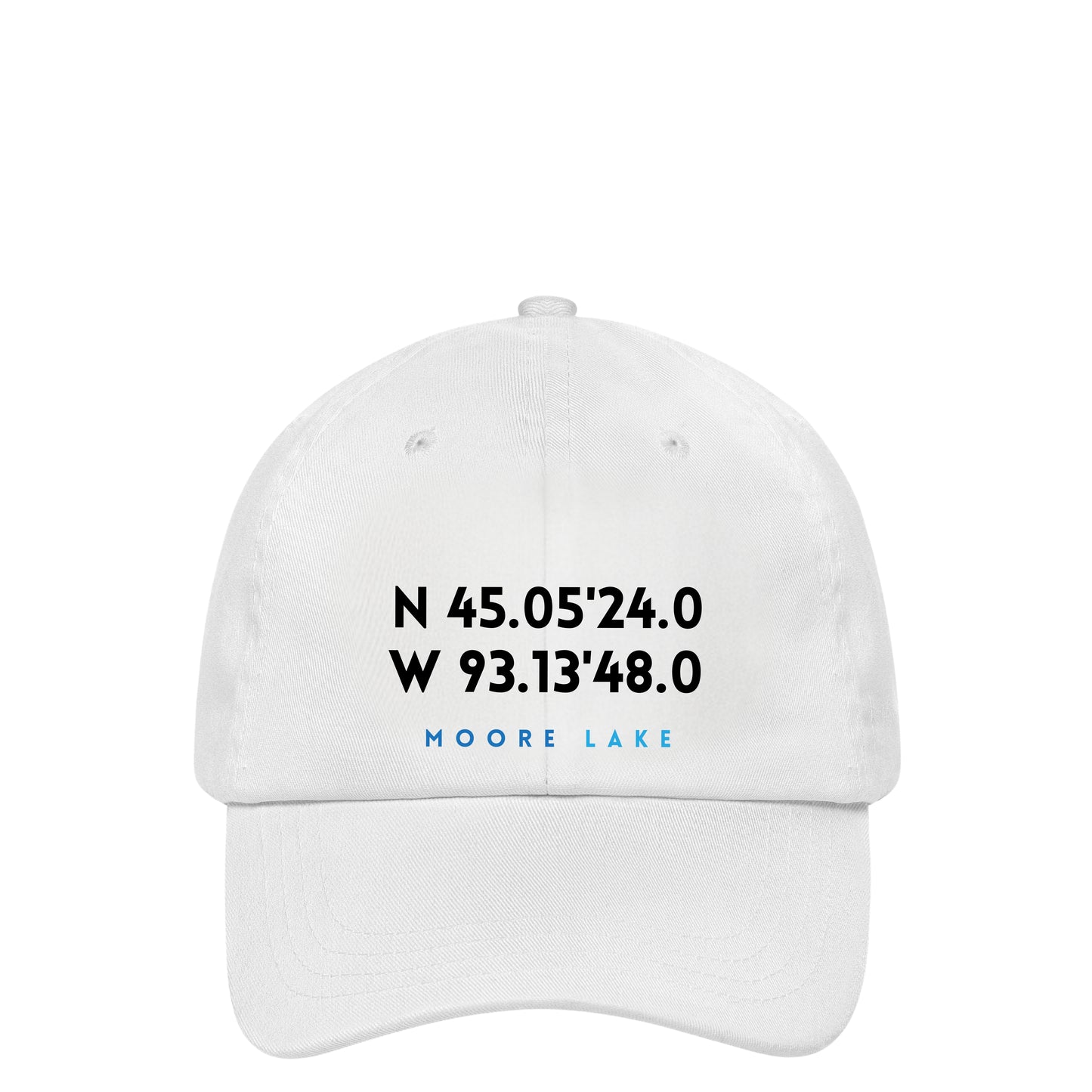 Moore Lake premium Dad hat