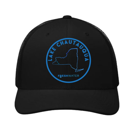 Lake Chautauqua Premium Trucker Cap