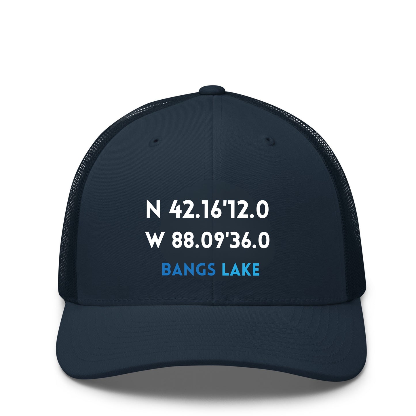 Bangs Lake Premium Trucker Cap